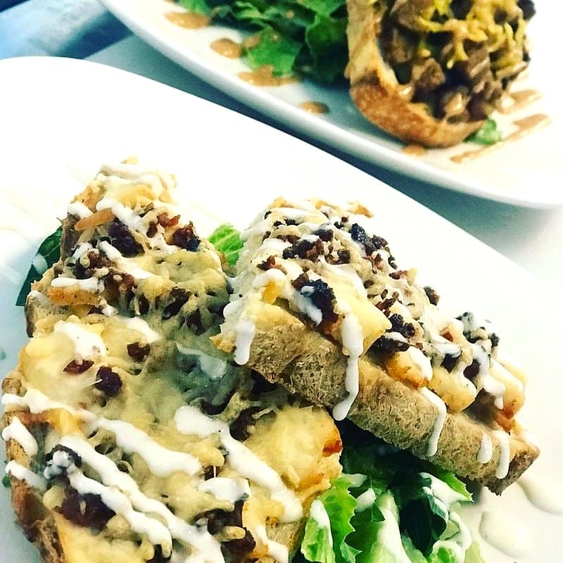 Open face sandwich